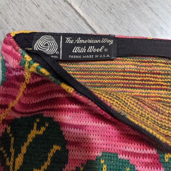 Vintage Alley Cat Betsey Johnson Knit Skirt 26 Retro Punk Boho - Picture 4 of 4